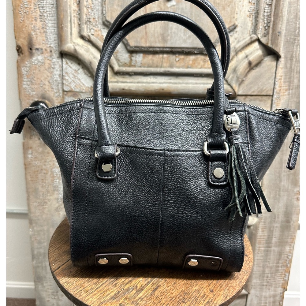 Tignanello Black satchel purse